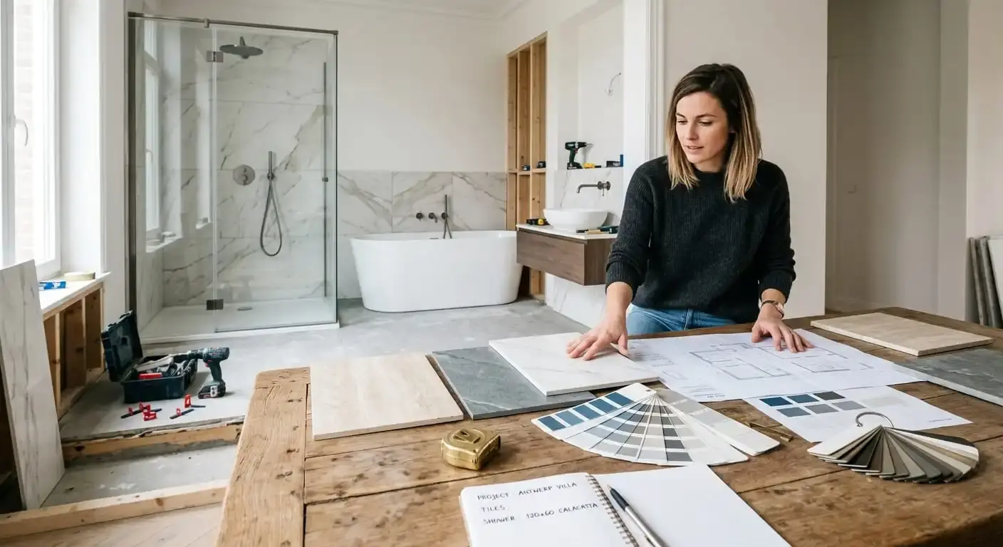 Wanneer is het slim om badkamertegels uit te zoeken tijdens een renovatie?