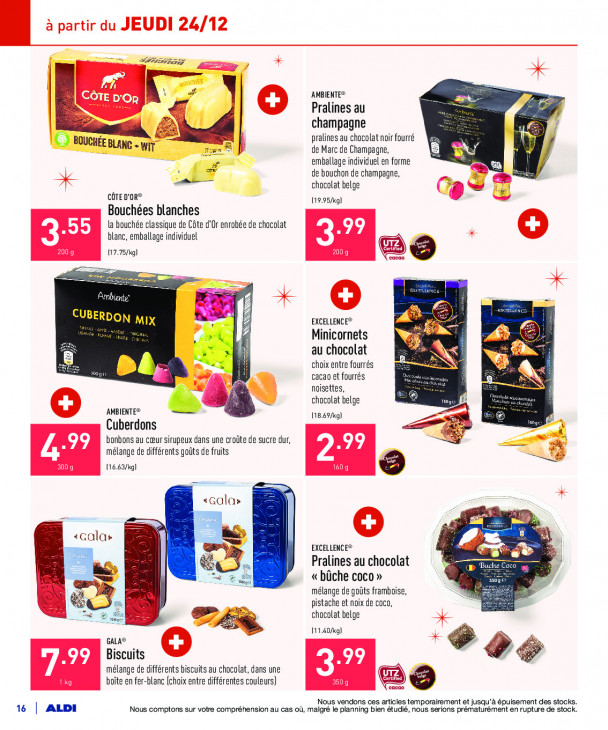 Aldi Dépliant 21.12.2020