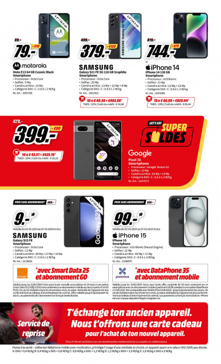 Media Markt Dépliant 03.01.2024