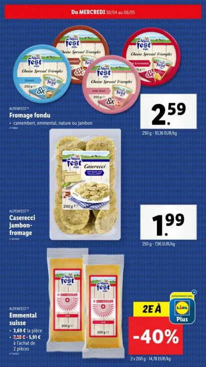 Lidl Dépliant 30.04.2025