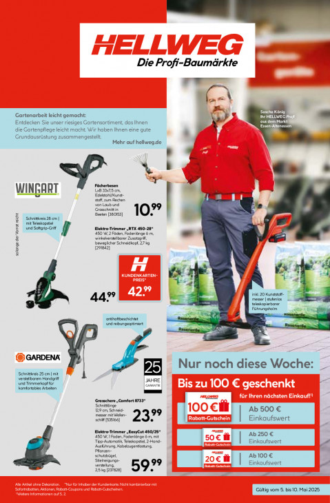 Hellweg Baumarkt Angebote ab 05.05.25 bis 10.05.25