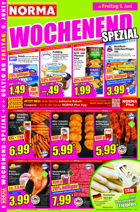 Norma Angebote ab 02.06.25 bis 07.06.25