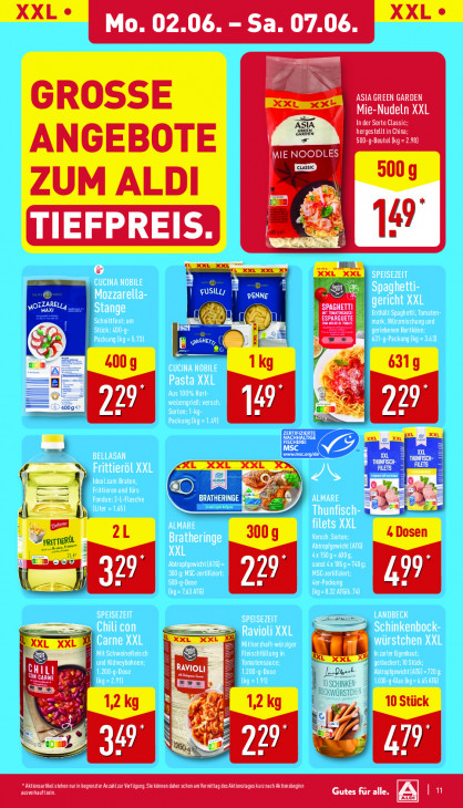 Aldi Nord Angebote ab 02.06.25 bis 07.06.25