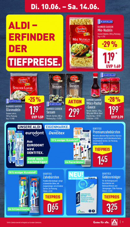 Aldi Nord Angebote ab 10.06.25 bis 14.06.25