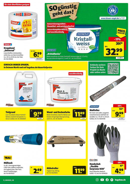 Hagebaumarkt Angebote ab 14.06.25 bis 21.06.25