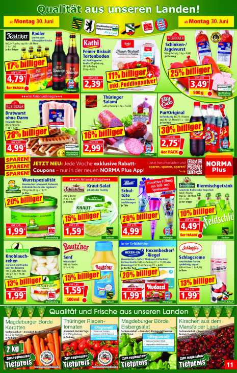 Norma Angebote ab 30.06.25 bis 05.07.25