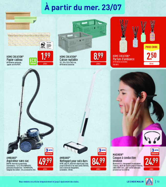 Aldi Dépliant 22.07.2025