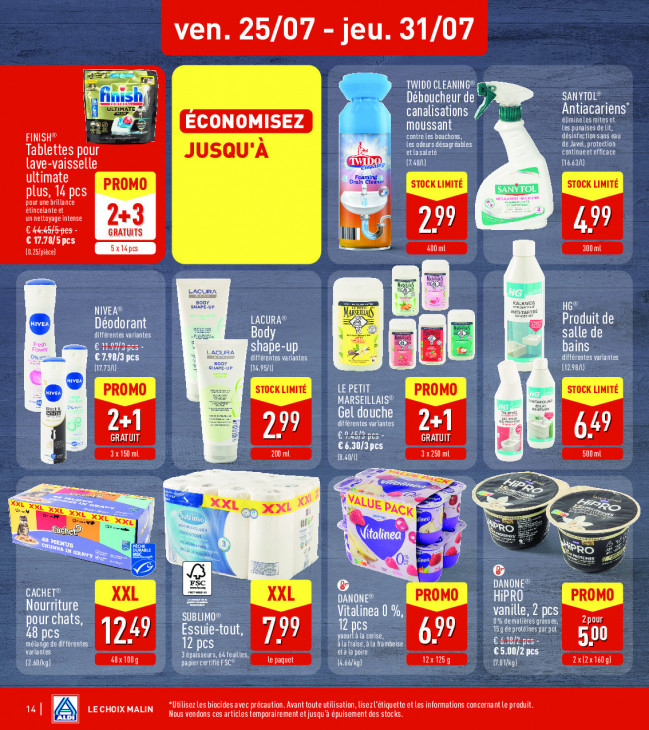 Aldi Dépliant 22.07.2025