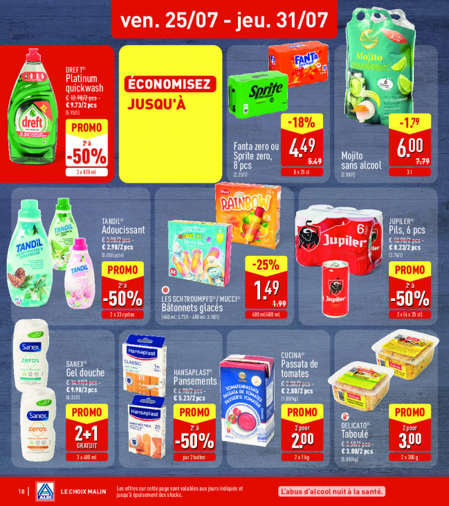 Aldi Dépliant 22.07.2025