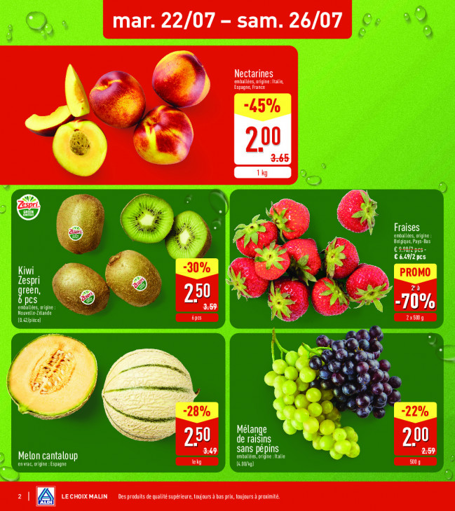 Aldi Dépliant 22.07.2025