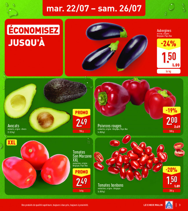 Aldi Dépliant 22.07.2025