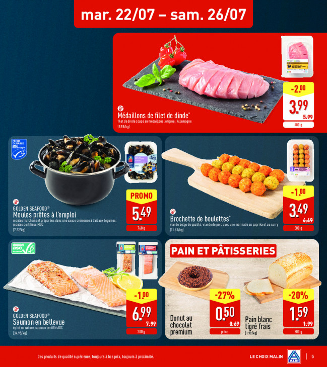 Aldi Dépliant 22.07.2025
