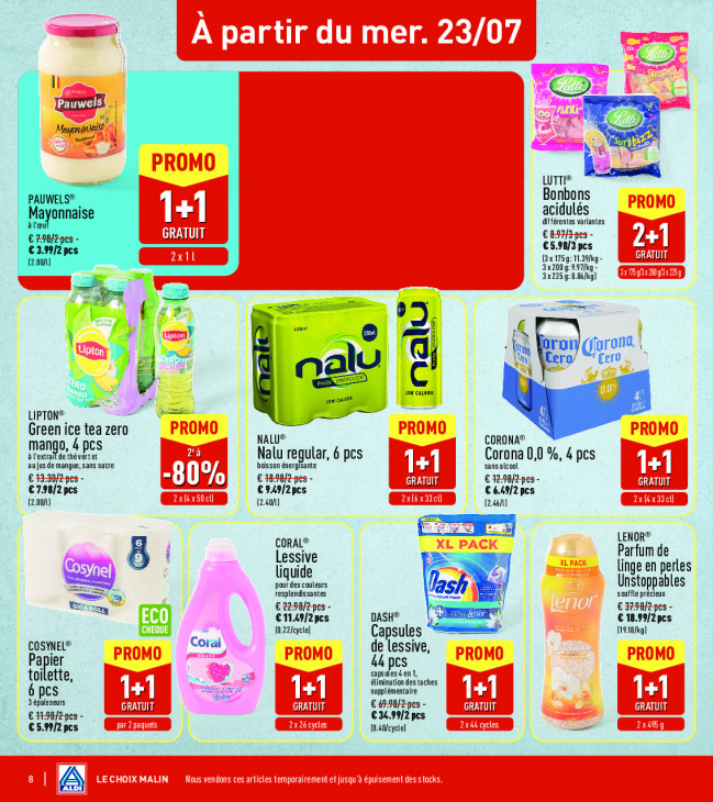 Aldi Dépliant 22.07.2025
