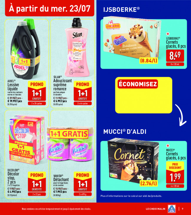 Aldi Dépliant 22.07.2025