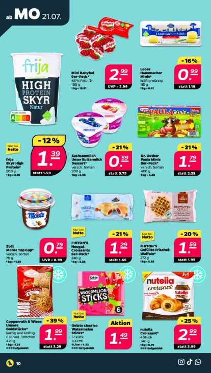 Netto Angebote ab 21.07.25 bis 26.07.25