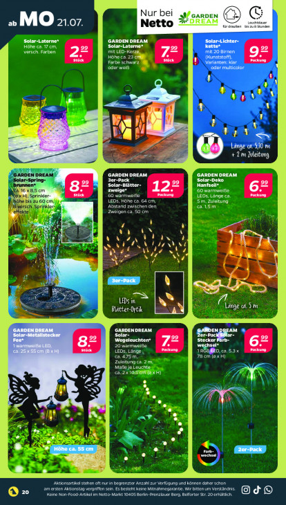 Netto Angebote ab 21.07.25 bis 26.07.25