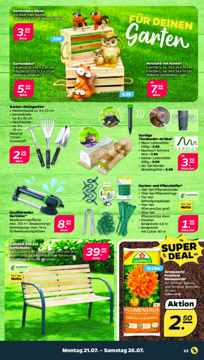 Netto Angebote ab 21.07.25 bis 26.07.25