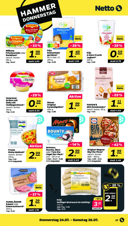 Netto Angebote ab 21.07.25 bis 26.07.25