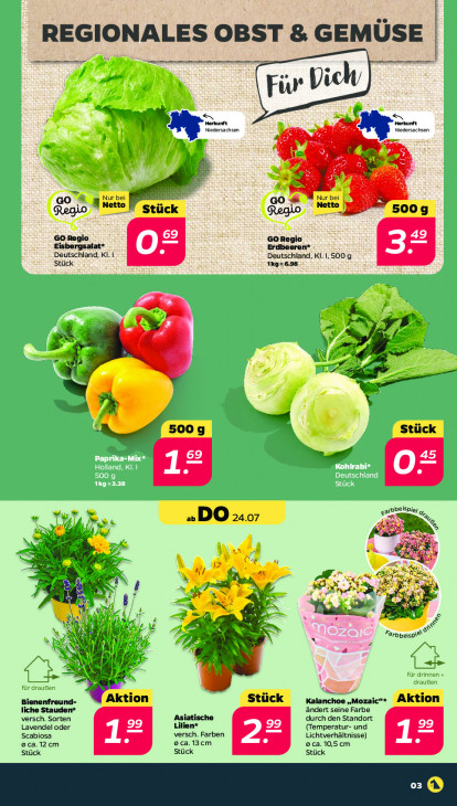 Netto Angebote ab 21.07.25 bis 26.07.25