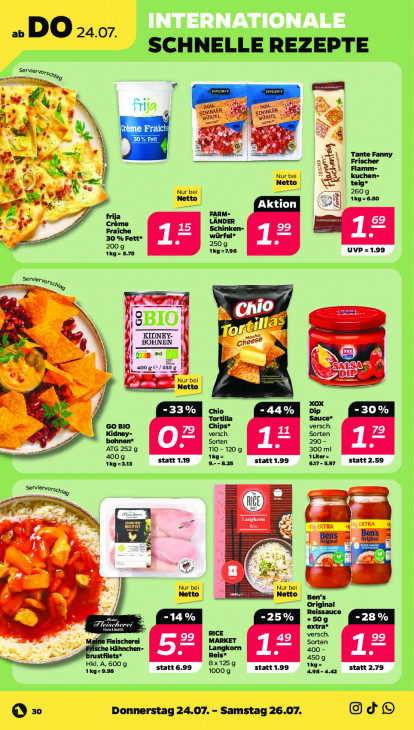 Netto Angebote ab 21.07.25 bis 26.07.25