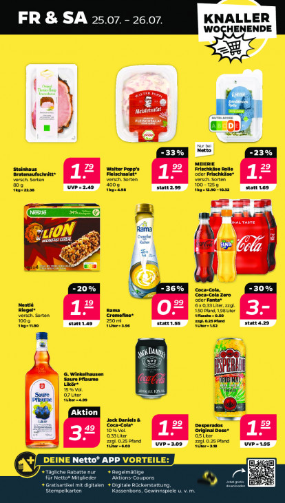 Netto Angebote ab 21.07.25 bis 26.07.25
