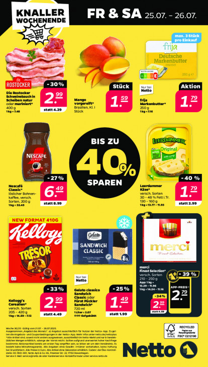 Netto Angebote ab 21.07.25 bis 26.07.25