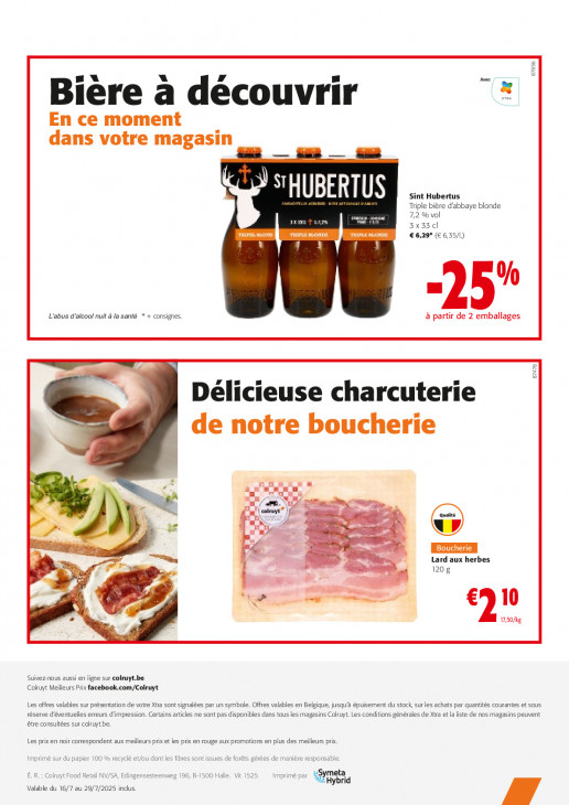 Colruyt Dépliant 16.07.2025