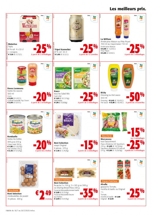 Colruyt Dépliant 16.07.2025