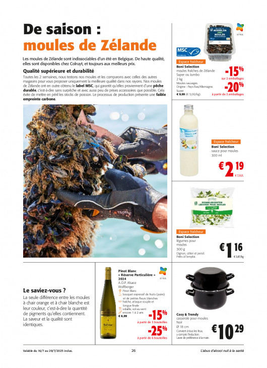 Colruyt Dépliant 16.07.2025