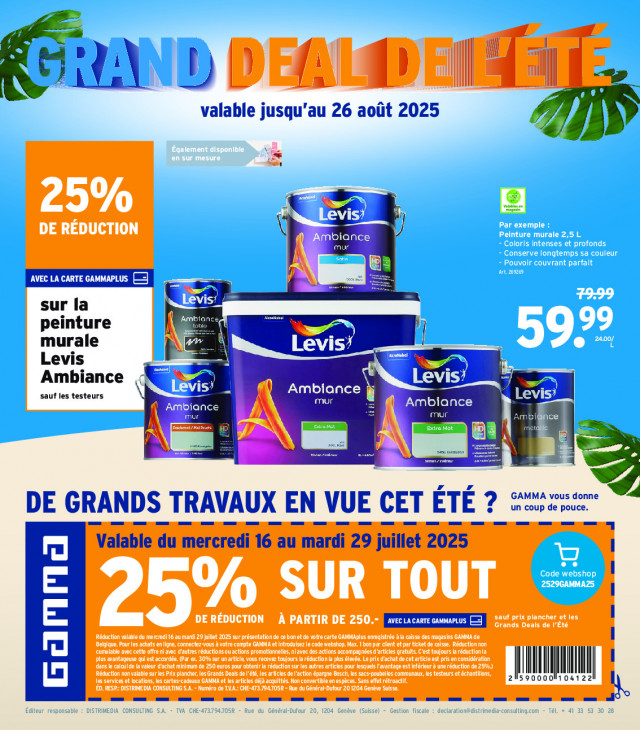 Gamma Dépliant 16.07.2025