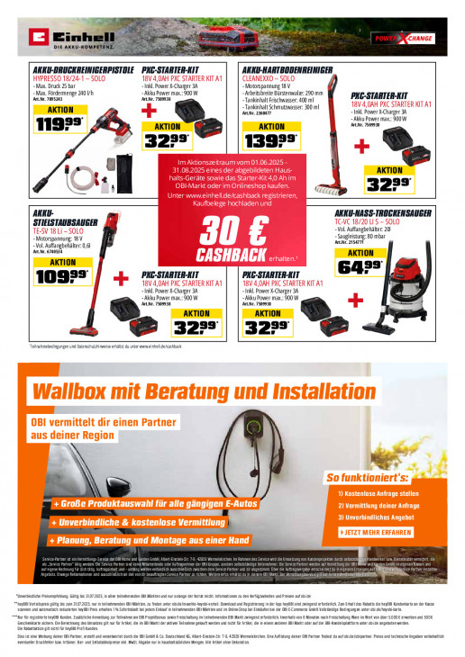 OBI Angebote ab 15.07.25 bis 31.07.25