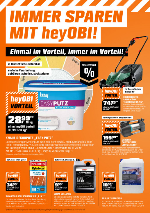 OBI Angebote ab 15.07.25 bis 31.07.25