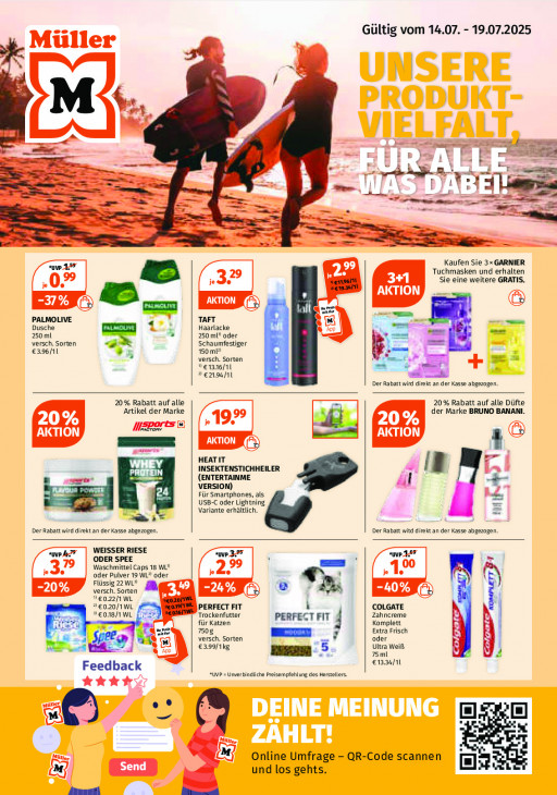 Müller Angebote ab 14.07.25 bis 19.07.25