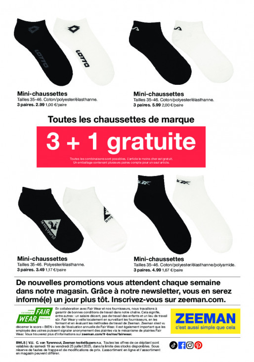 Zeeman Dépliant 19.07.2025
