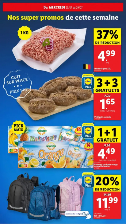 Lidl Dépliant 23.07.2025