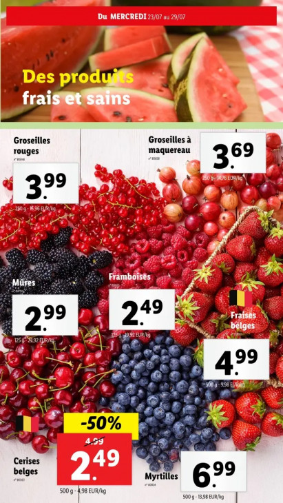 Lidl Dépliant 23.07.2025