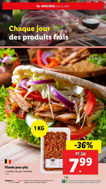 Lidl Dépliant 23.07.2025