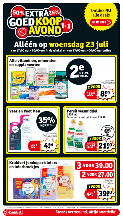 Kruidvat Folder 21.07.2025