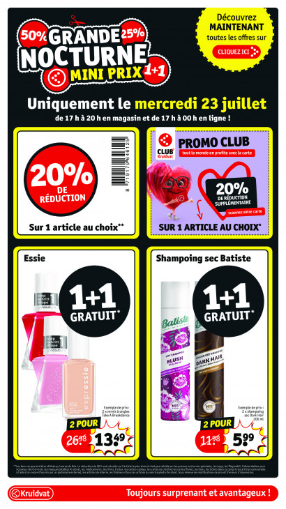 Kruidvat Dépliant 21.07.2025