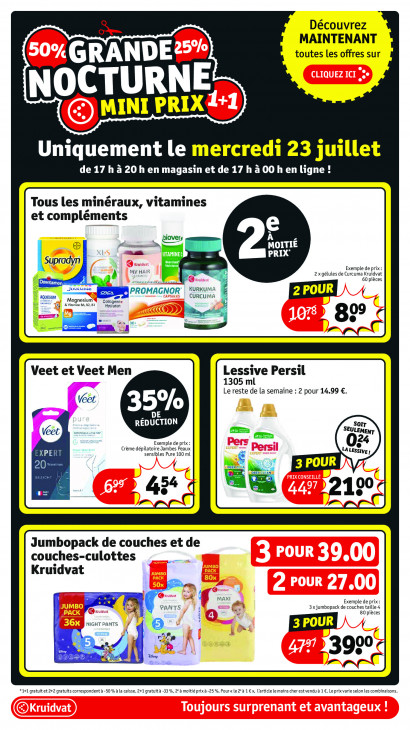 Kruidvat Dépliant 21.07.2025