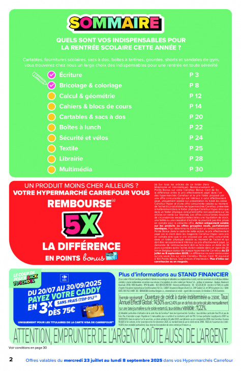 Carrefour Dépliant 23.07.2025