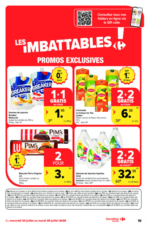 Carrefour Dépliant 23.07.2025