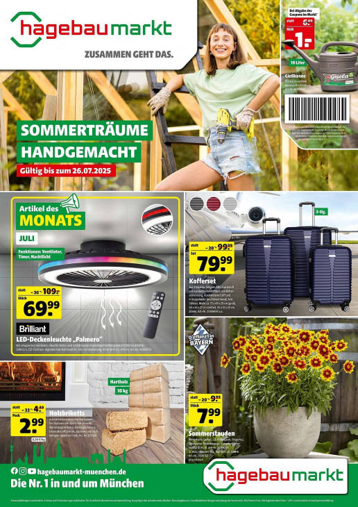 Hagebaumarkt Angebote ab 19.07.25 bis 26.07.25