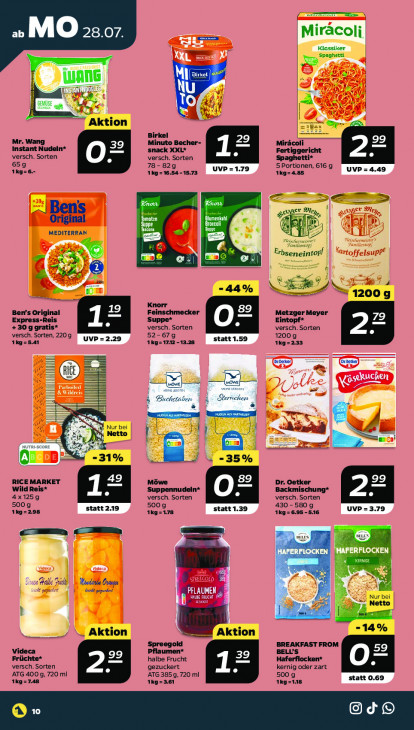 Netto Angebote ab 28.07.25 bis 02.08.25