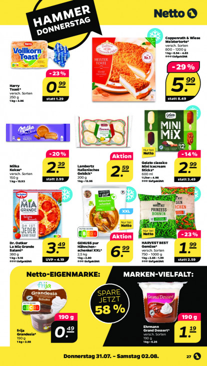 Netto Angebote ab 28.07.25 bis 02.08.25