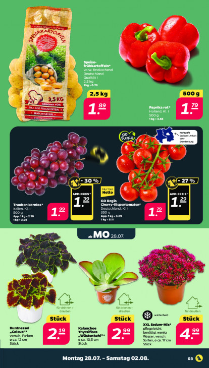 Netto Angebote ab 28.07.25 bis 02.08.25