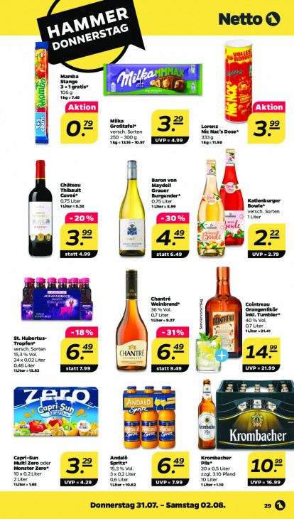 Netto Angebote ab 28.07.25 bis 02.08.25