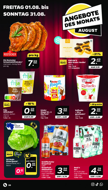 Netto Angebote ab 28.07.25 bis 02.08.25