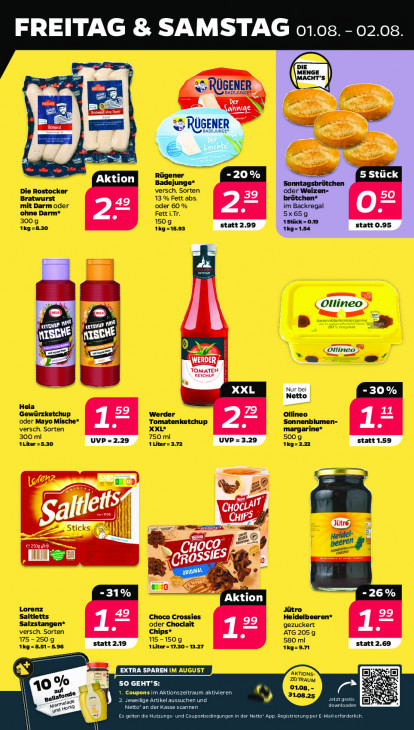 Netto Angebote ab 28.07.25 bis 02.08.25