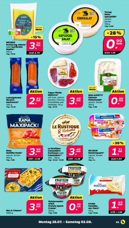 Netto Angebote ab 28.07.25 bis 02.08.25